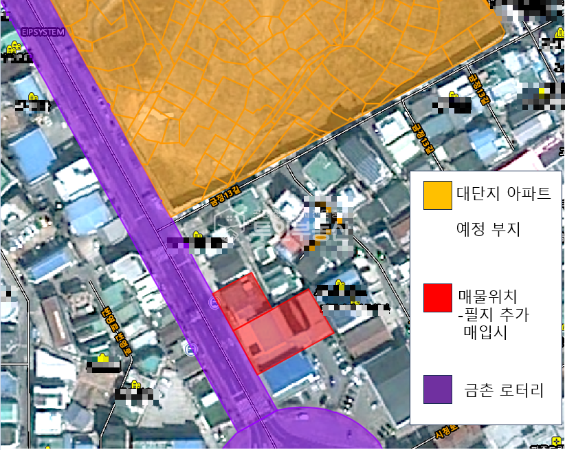 경기 파주시 금촌동 가,나동 #105평 #자동차공업사 임차중 # 금촌로터리 #인근 대단지 아파트 신축중 #유동인구많음 매매 매물번호 10327 사진 2
