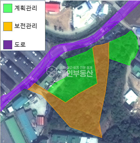 경기 고양덕양구 내유동 #2340평 #계획 및 보전관리 혼재 # 야적물류 및 택배물류추천 #나대지상태 매매 매물번호 10272 사진 2